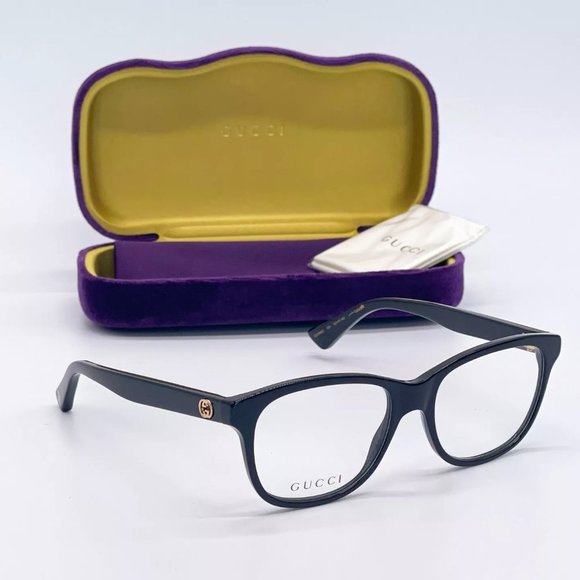 Sale! New Gucci 52mm Black Unisex Eyeglasses! - Picture 3 of 8